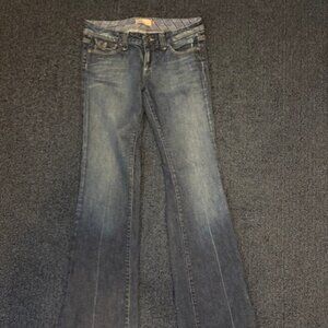 Paige Pico Premium Dark Wash Denim Jeans
